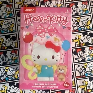 MINISO Sanrio Hello Kitty Balloon Celebration Series Figure Blind Box New Sealed